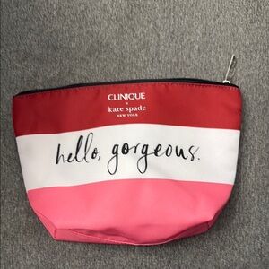 Red and Pink Cosmetic Bag